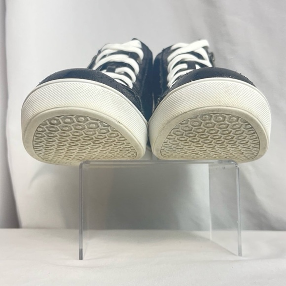 Nina “Cordelia” Hi-Top Girls Lightning Bolt Crackle Metallic Sneaker - Picture 6 of 12